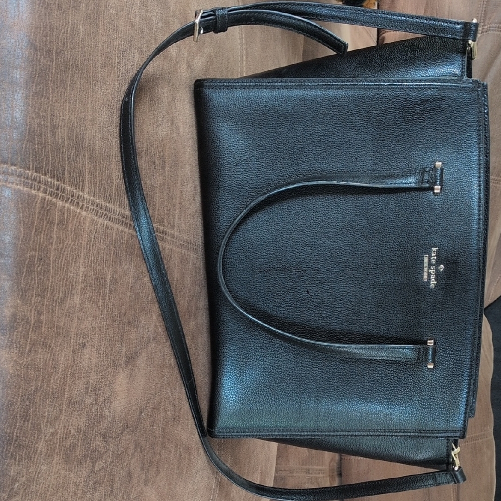 Kate Spade Black Textured Tote - Picture 2 of 4